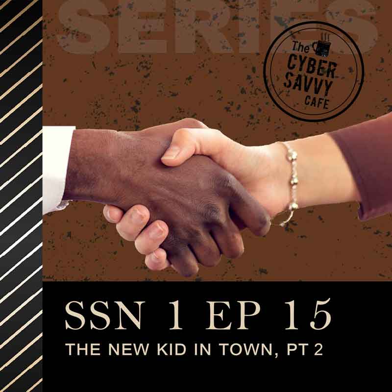 Co-Managed IT, an IT partnership that strengthens companies and IT security; image of a black man shaking hands with a white woman.